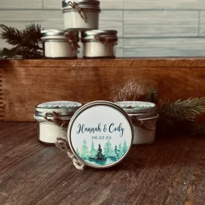 36 - Custom 4oz Soy Candle Favors