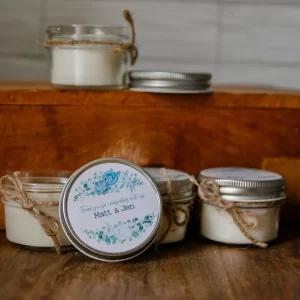 20 - Custom 4oz Soy Candle Favors