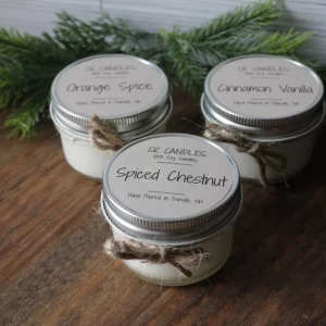 Orange Spice - Spiced Chestnut - Cinnamon Spiced Vanilla Candle Gift Set