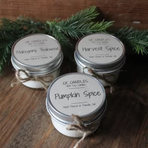 Maple Pumpkin - Harvest Spice - Mahogany & Teakwood Candle Gift Set