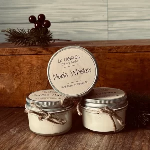 Maple Whiskey - Peppermint - Coffee House Candle Gift Set